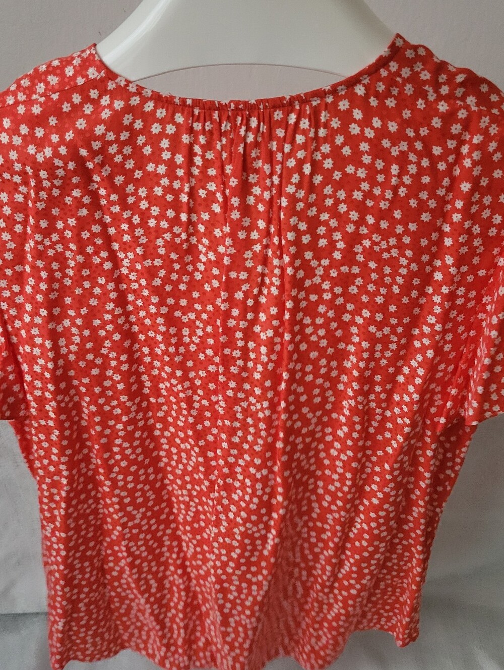 Rebecca Taylor Malia Red Floral Blouse size 6 new - Picture 10 of 12